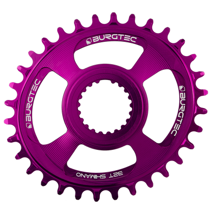 Burgtec Oval Thick Thin Chainring for Shimano Direct Mount — view 4