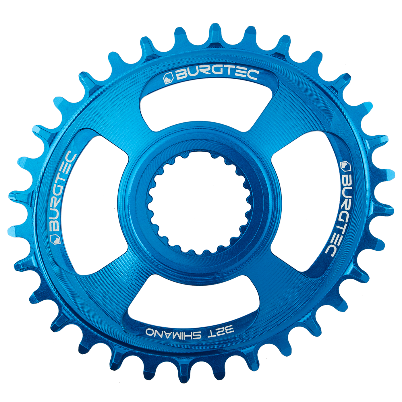 Burgtec Oval Thick Thin Chainring for Shimano Direct Mount — view 3