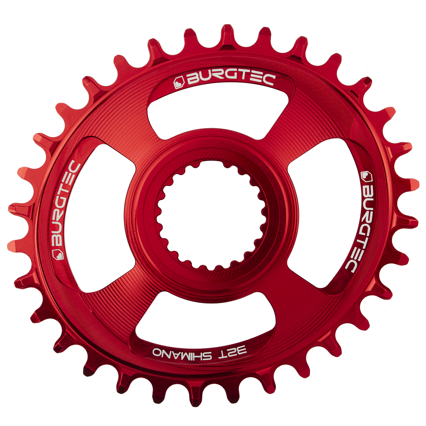 Burgtec Oval Thick Thin Chainring for Shimano Direct Mount — view 2