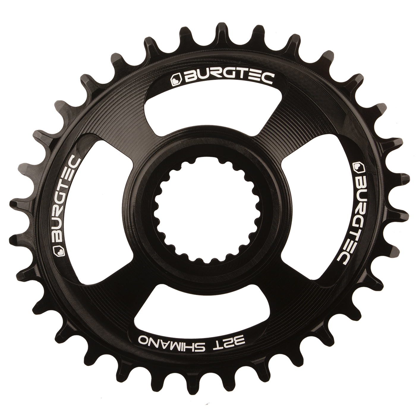 Burgtec Oval Thick Thin Chainring for Shimano Direct Mount