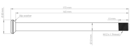 Burgtec Specialized 172mm Rear Axle
