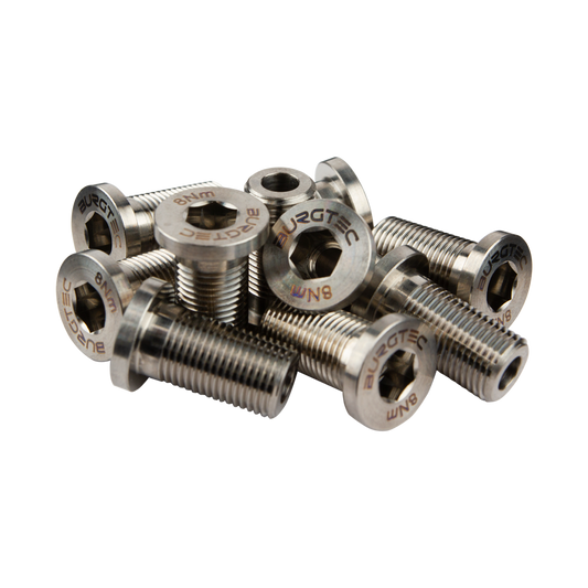 Burgtec Evil Flip Chip + Bone Link Titanium Bolt Kit