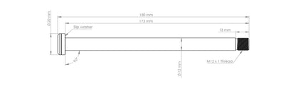 Burgtec Rocky Mountain 173mm Rear Axle