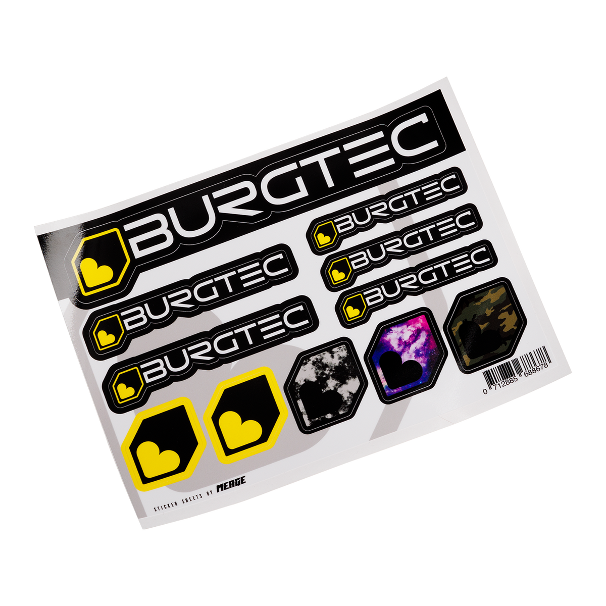 Burgtec Sticker Sheet — view 2