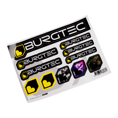 Burgtec Sticker Sheet — view 2