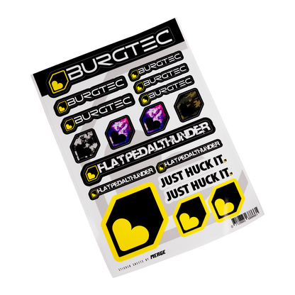 Burgtec Sticker Sheet