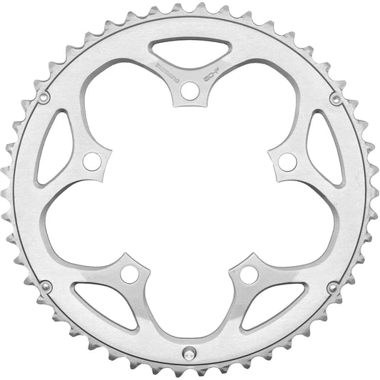 Shimano Tiagra FC-4550-S Tiagra 9 speed double outer chainring 50T-F silver for 50-34T