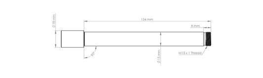 Burgtec Öhlins Boost Fork Axle