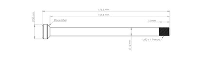 Burgtec Specialized 175.5mm Rear Axle