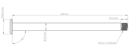Burgtec Evil 180mm SuperBoost+ Rear Axle