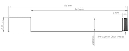 Burgtec Fox 40 Fork Axle