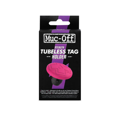 Muc-Off Tubeless Tag Holder Black / Pink