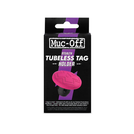 Muc-Off Tubeless Tag Holder Black / Pink