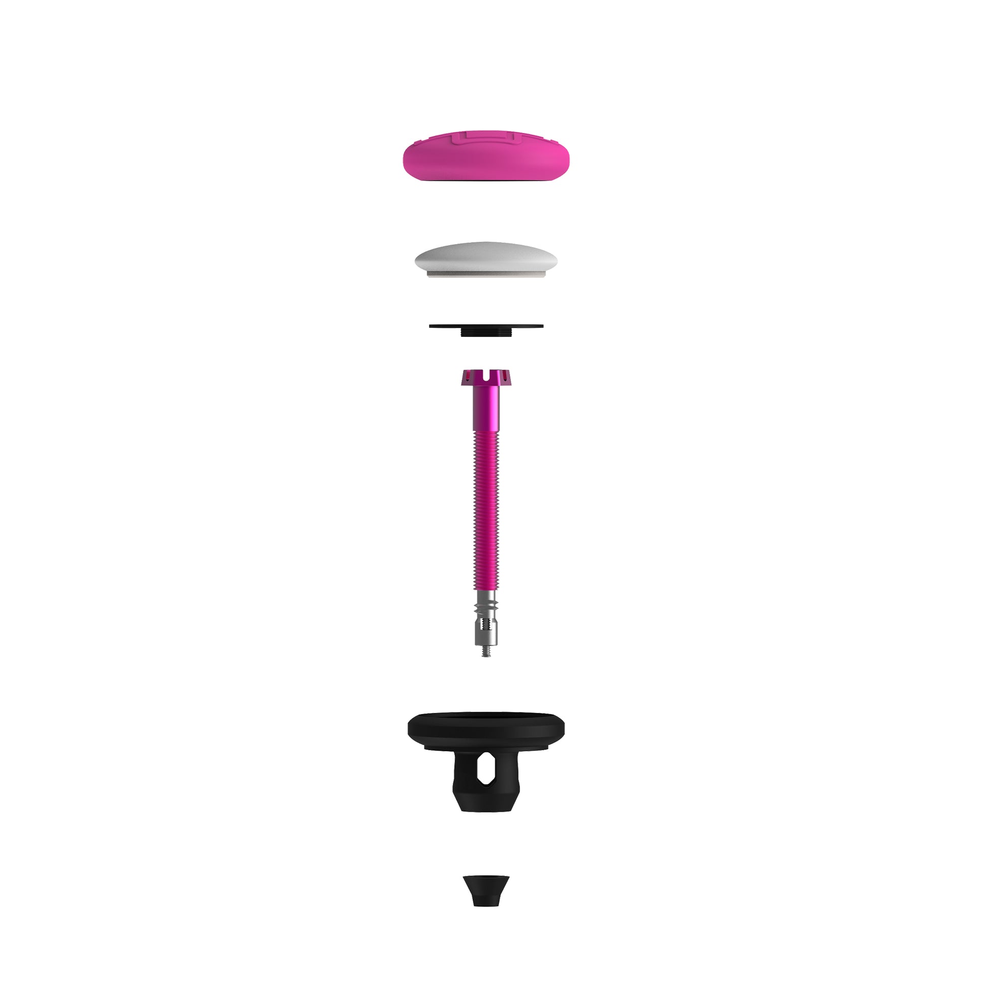 Muc-Off Tubeless Tag Holder Black / Pink