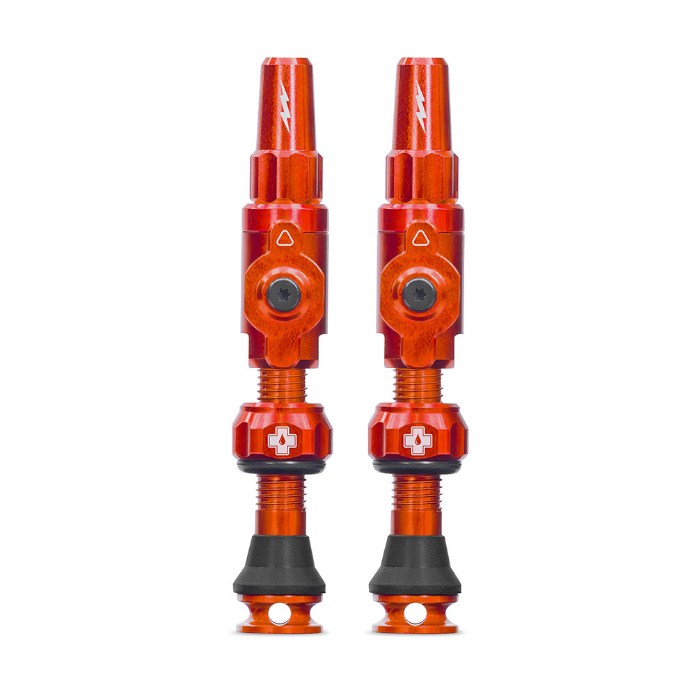 Muc-Off Tubeless Valves Big Bore Lite Medium - Orange