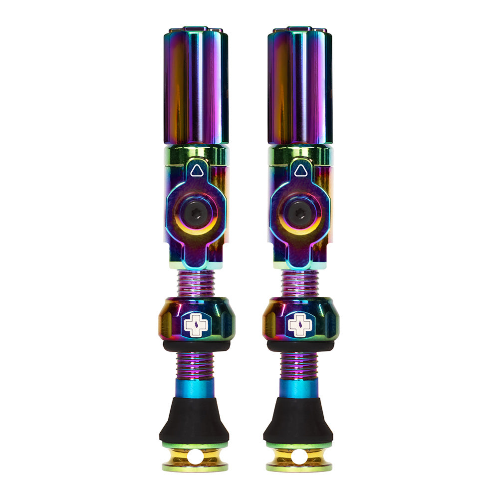 Muc-Off Tubeless Valves Big Bore Hybrid Medium - Iridescent