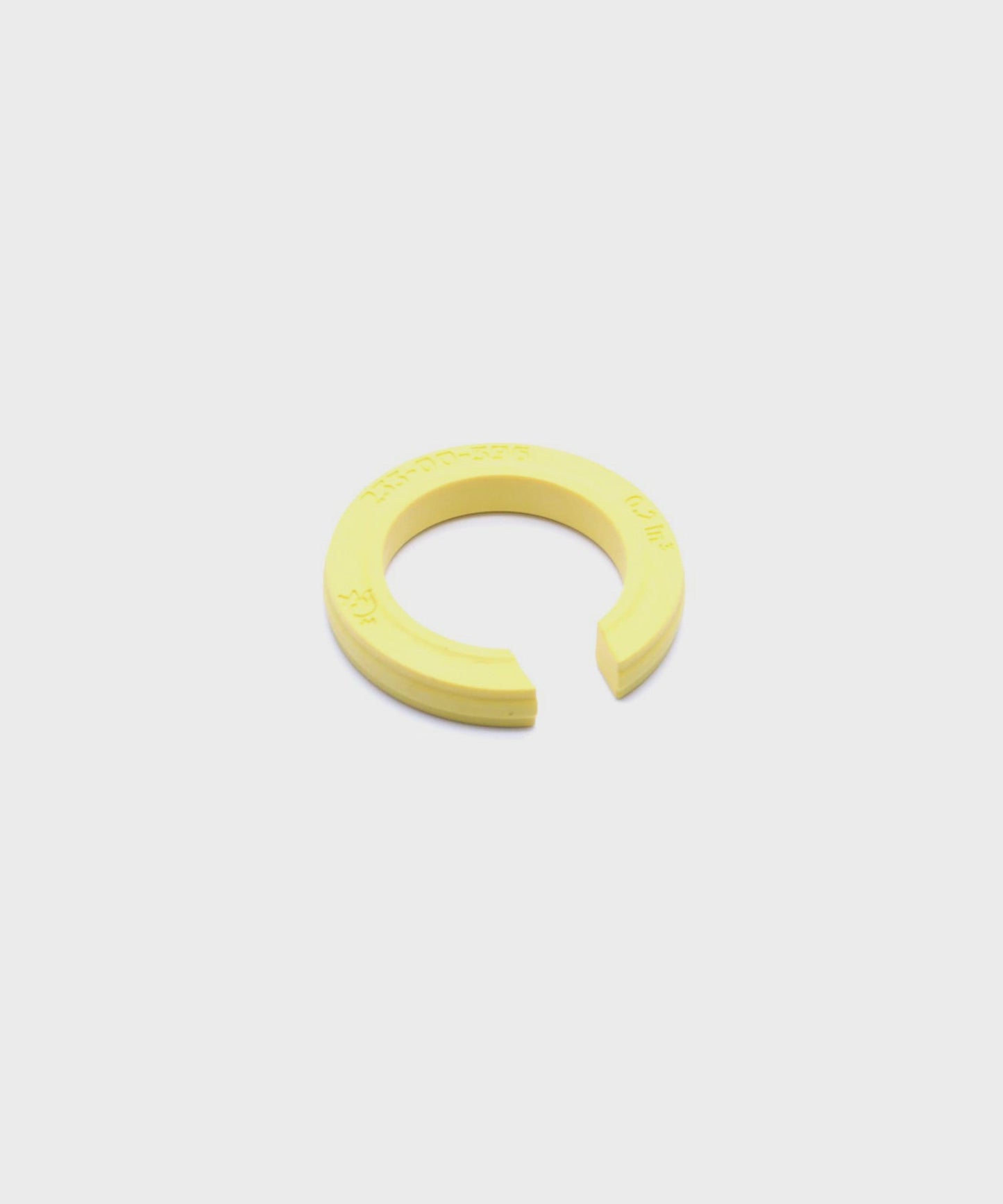 FOX Shock Nude T/TR Main Chamber Volume Spacer 0.2" Yellow 2019