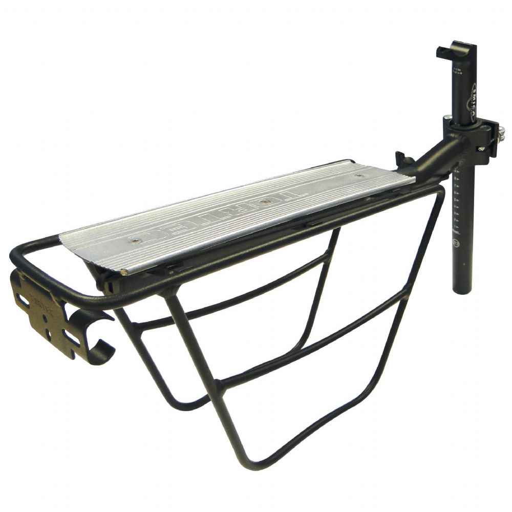 Tortec Explorer Seatpost Mounted Rack: Black 26-700c