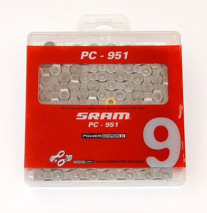 SRAM PC951 9spd Chain Grey (114 Links): GREY