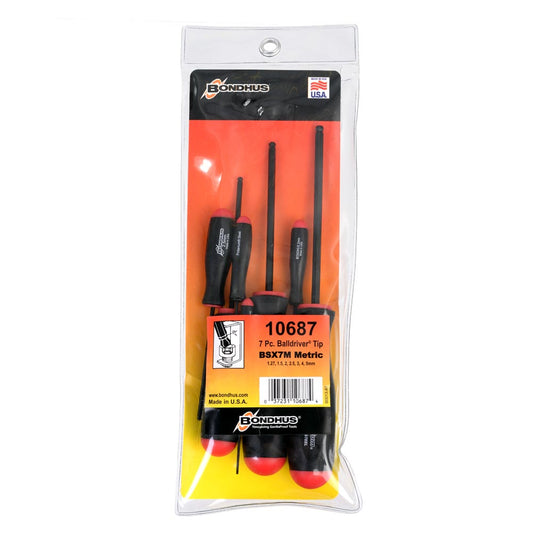 Bondhus Ball Hex Screwdriver Set