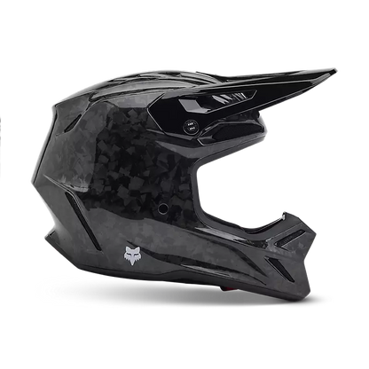 Fox V3 Rs Carbon Solid Helmet
