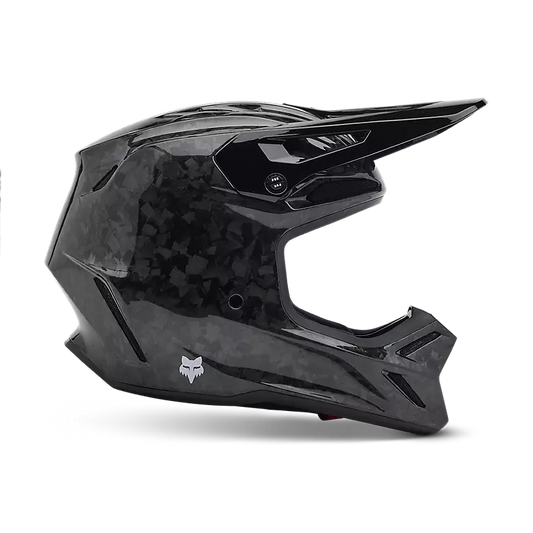 Fox V3 Rs Carbon Solid Helmet