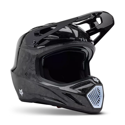 Fox V3 Rs Carbon Solid Helmet