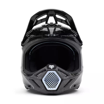 Fox V3 Rs Carbon Solid Helmet