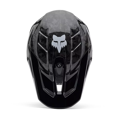 Fox V3 Rs Carbon Solid Helmet
