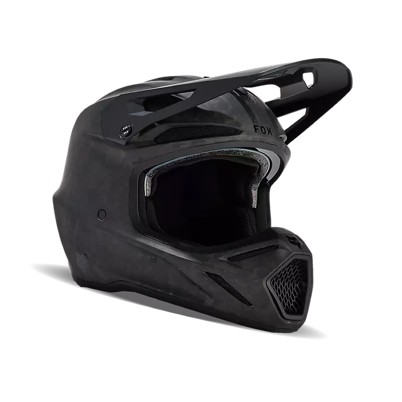 Fox V3 Rs Carbon Solid Helmet