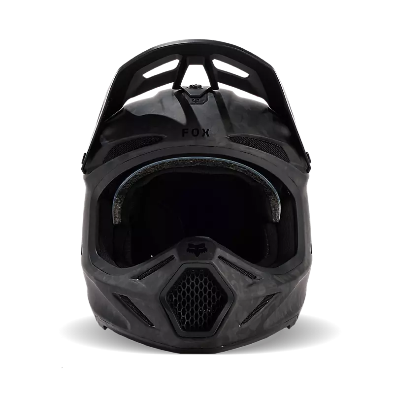 Fox V3 Rs Carbon Solid Helmet