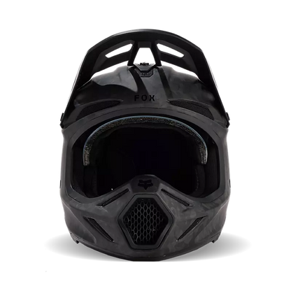 Fox V3 Rs Carbon Solid Helmet