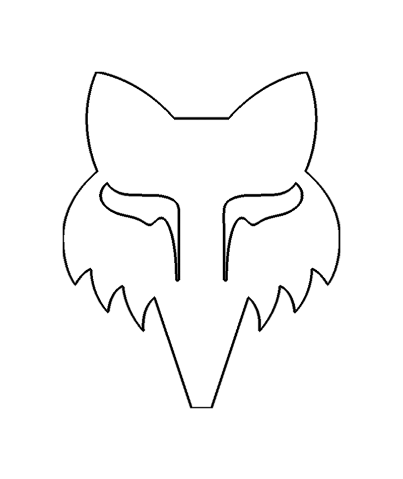 FOX Head 2.5" - Die Cut Vinyl