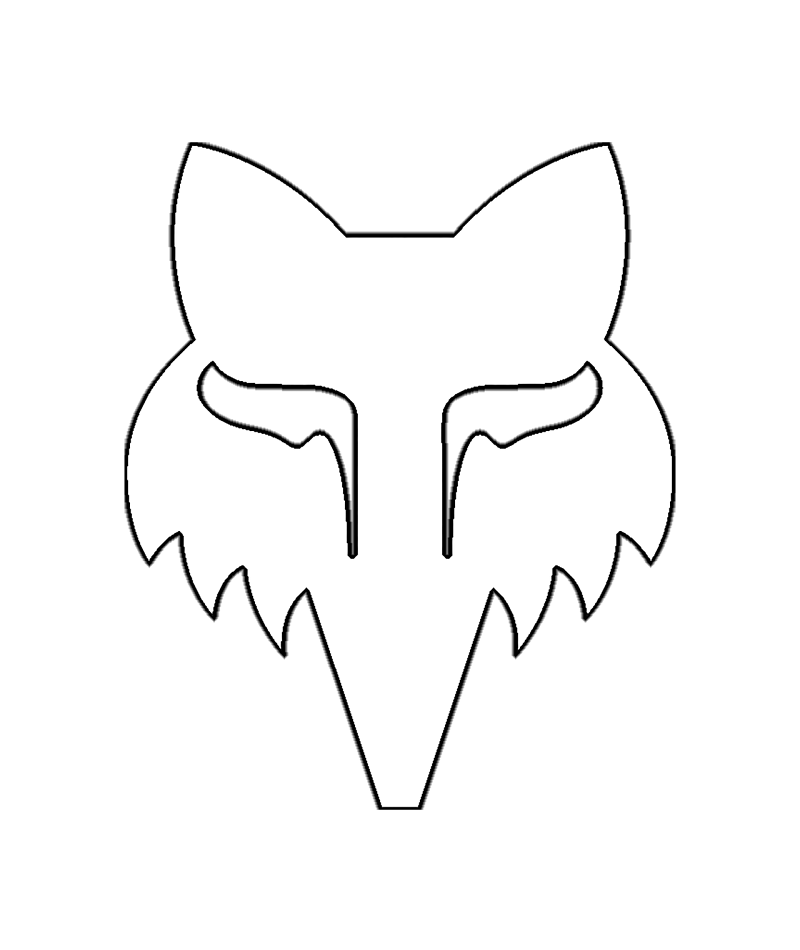 FOX Head 4" - Die Cut Vinyl — Fox Clothing — view 2