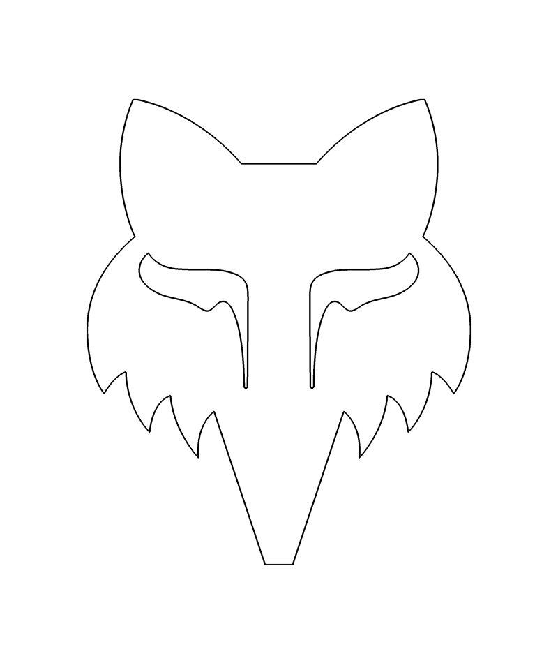 FOX Head 7" - Die Cut Vinyl — Fox Clothing — view 2