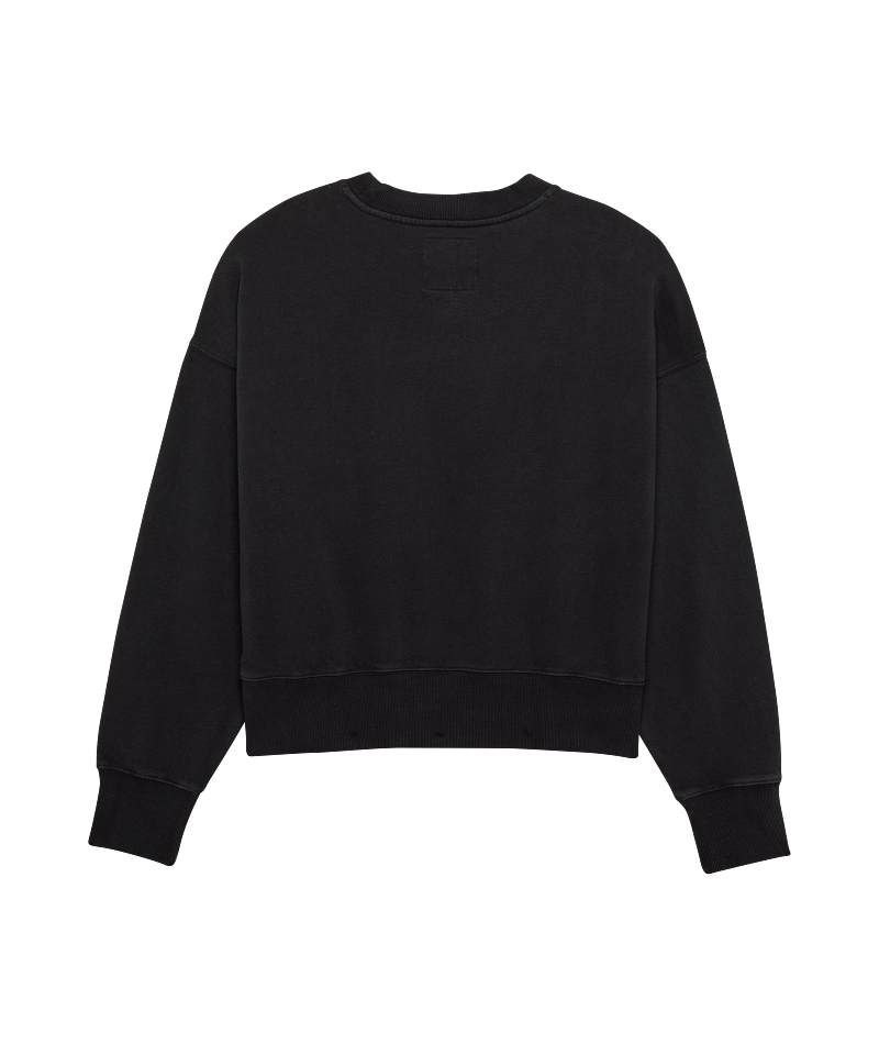 Fox Clothing W Wordmark Oversized Fleece Crew