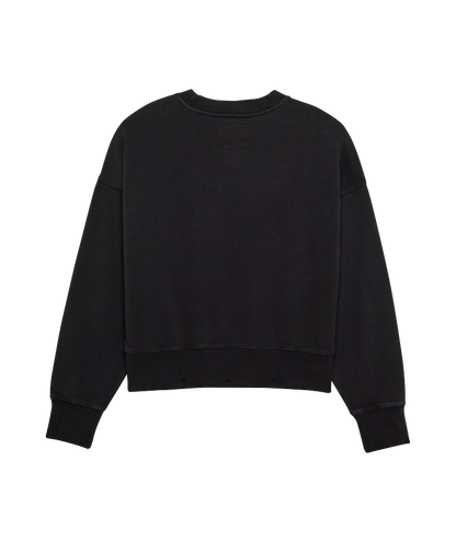 Fox Clothing W Wordmark Oversized Fleece Crew
