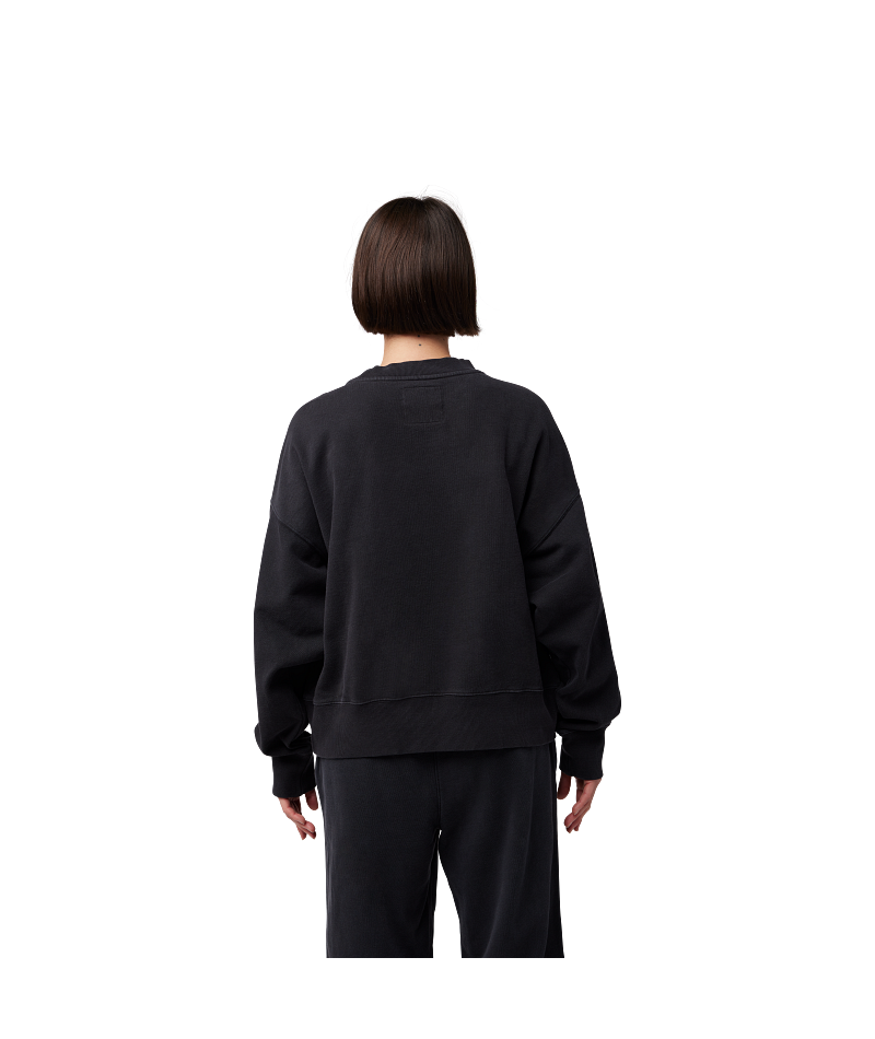 Fox Clothing W Wordmark Oversized Fleece Crew