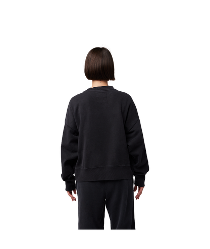 Fox Clothing W Wordmark Oversized Fleece Crew