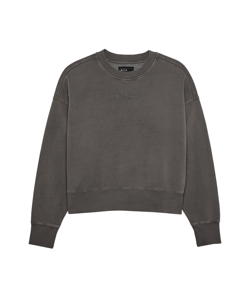 Fox Clothing W Wordmark Oversized Fleece Crew