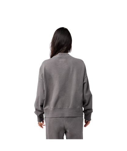 Fox Clothing W Wordmark Oversized Fleece Crew