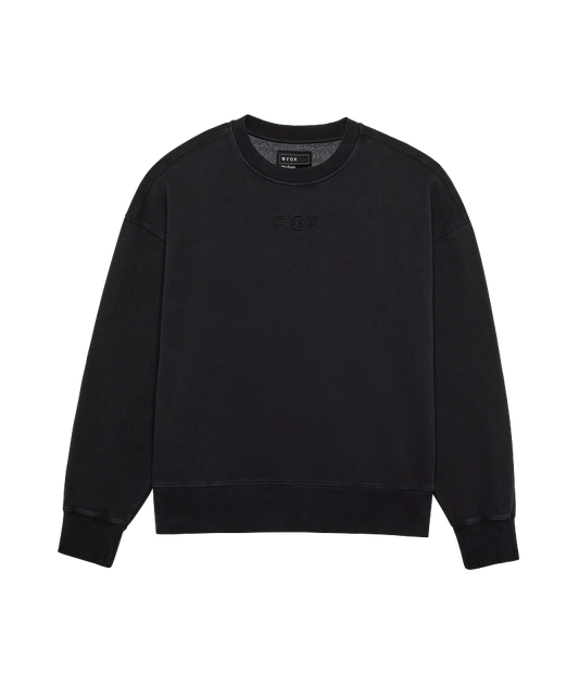 Fox Clothing Wordmark Oversized Fleece Crew