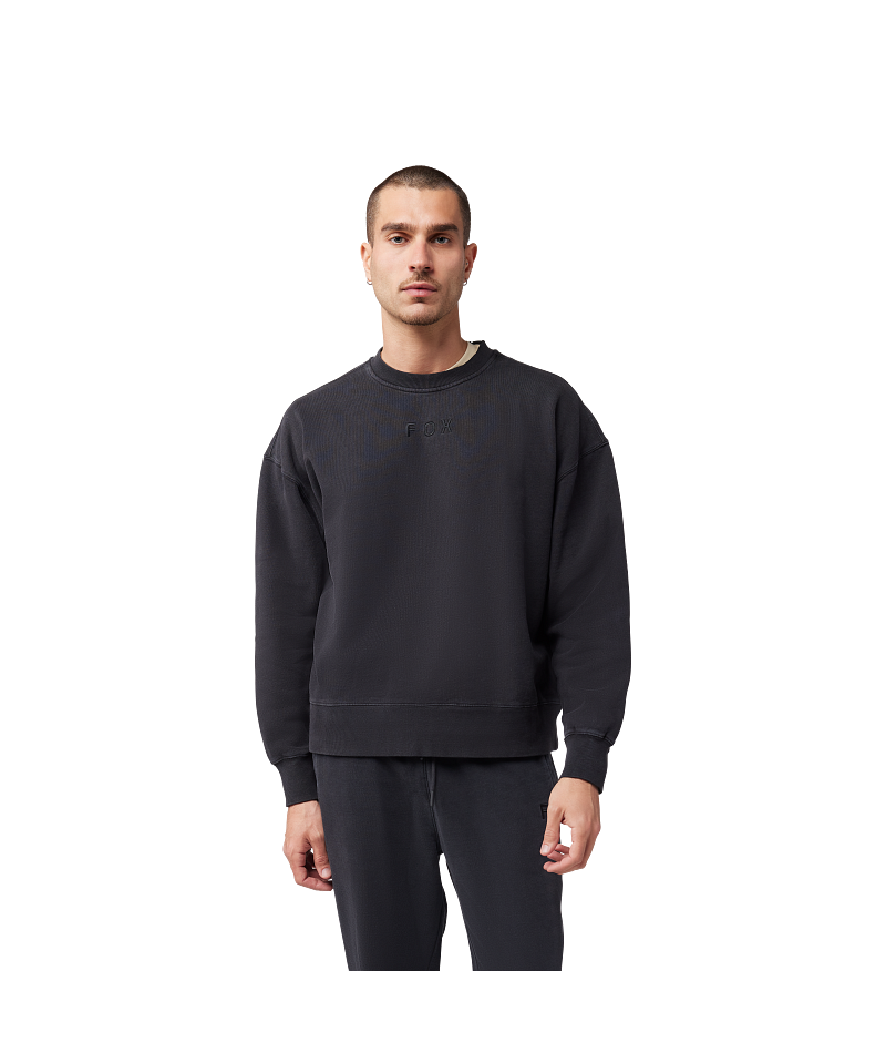 Fox Clothing Wordmark Oversized Fleece Crew