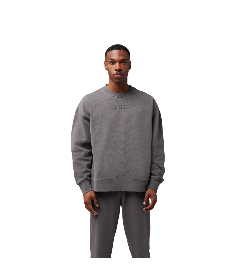 Fox Wordmark Heavyweight Flc Crew