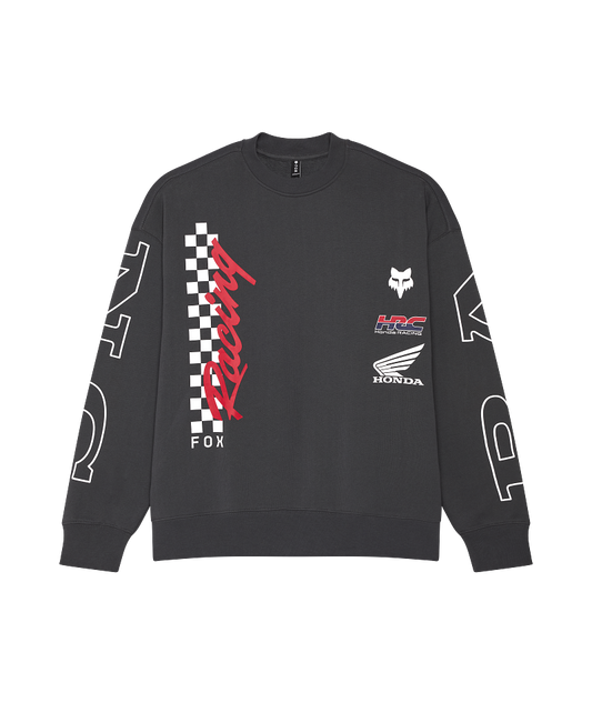Fox Clothing Honda Oversized Fleece Crew