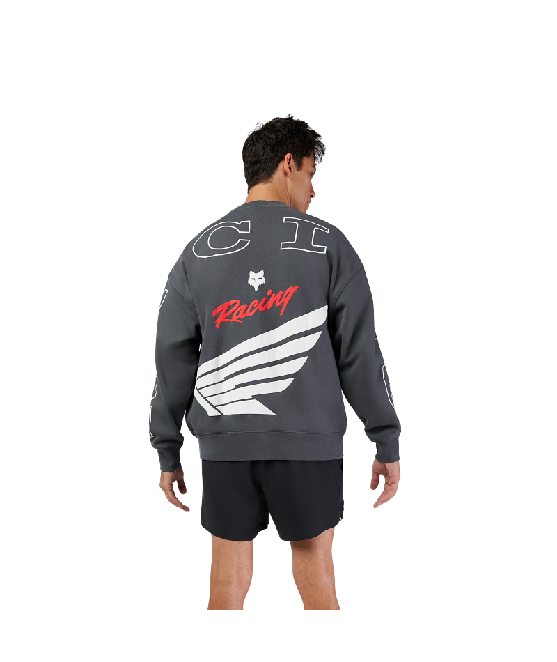 Fox Clothing Honda Oversized Fleece Crew