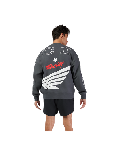 Fox Clothing Honda Oversized Fleece Crew