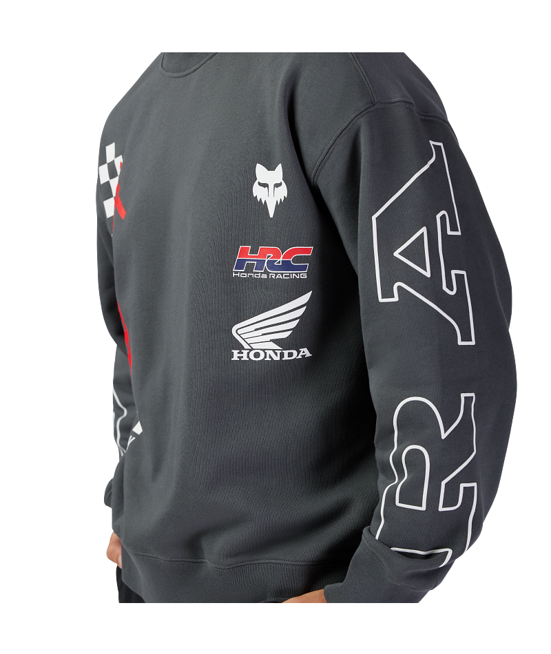 Fox Clothing Honda Oversized Fleece Crew