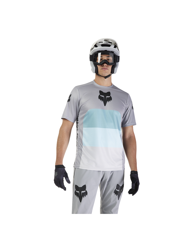Ranger Ss Jersey Grid Stl Gry Med