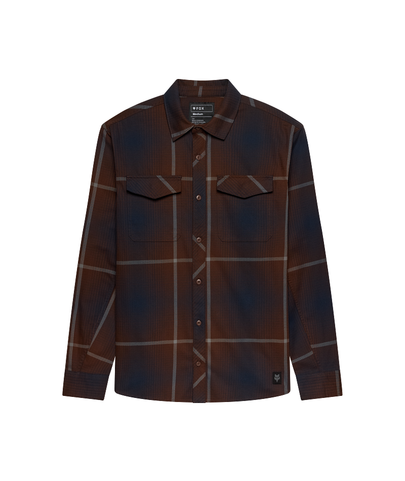 Fox Survivalist Fire Flannel LS FA26 Dark Brown / 2X